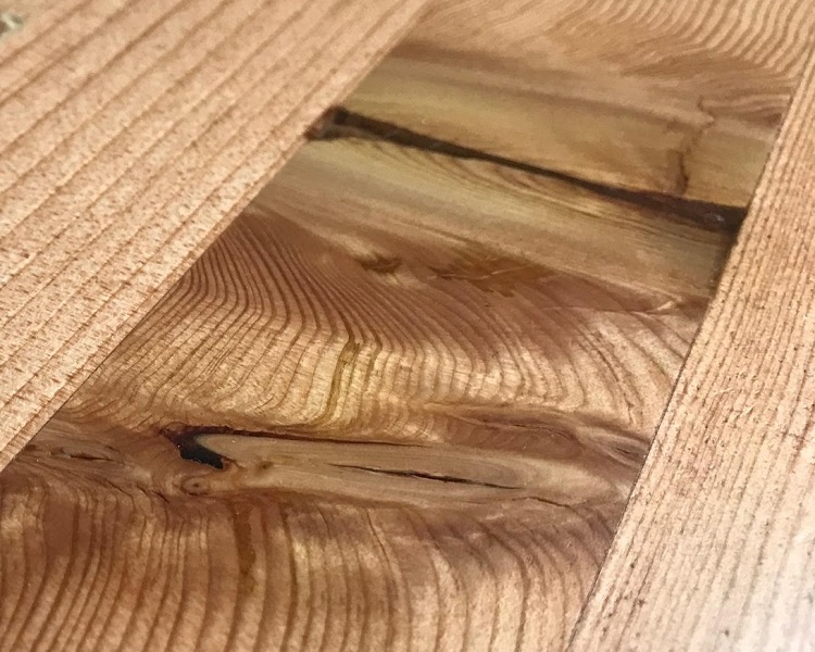 Epoxy Resin wood filler on vertical surface? : r/woodworking