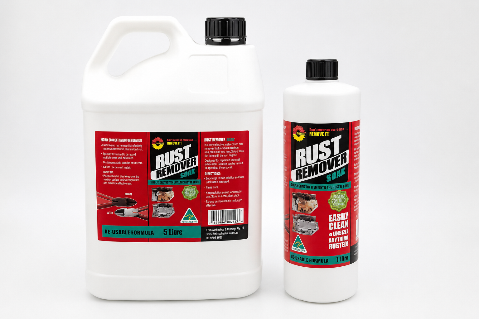 Rusted Solutions Rust Remover Soak for immersion rust removal